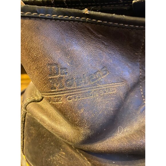 Dr. Martens Vintage Leather Boots Size 10 - Emo Boots That Have Seen It All - Picture 5 of 12